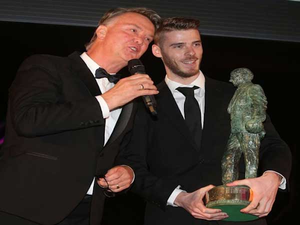 David de Gea đã 4 lần giành được danh hiệu Cầu thủ xuất sắc nhất của Sir Matt Busby